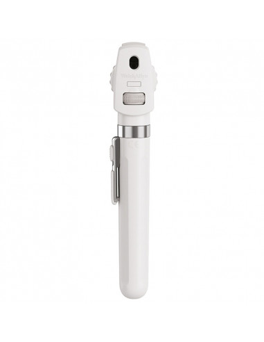 Oftalmoscopio LED de bolsillo blanco con