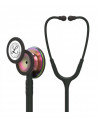 Stéthoscope Littmann Classic III 5870, pavillon édition spéciale en tube noir finition arc-en-ciel