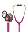 Stéthoscope Littmann Classic III 5806 Pavillon édition spéciale en finition arc-en-ciel Serpent rose framboise