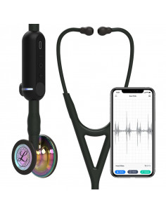 3M Littmann Core Digital stetoskop 8572 Regnbåge Svart