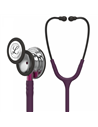 Stéthoscope Littmann Classic III 5960, pavillon miroir, tube couleur prune, tige rose et casque couleur fumée, 69 cm