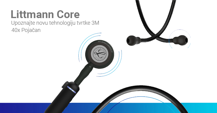 Kupiti stetoskop? Littmann Core i Littmann Classic dostupni u različitim bojama.