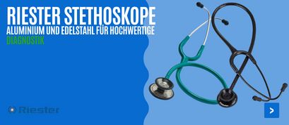 Riester-Stethoskope für Profis! Stethoskop für Erwachsene, Kinder und Kleinkinder. Mehrere Farben verfügbar.